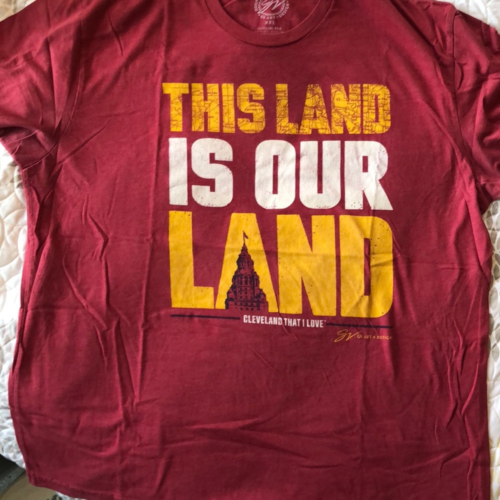 GV Artwork “This Land Is Our Land” Cleveland Map SOLD OUT / RETIRED Shirt